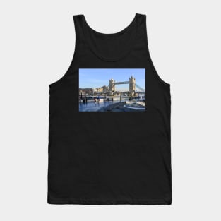 People at Thames Victoria embankment Tank Top